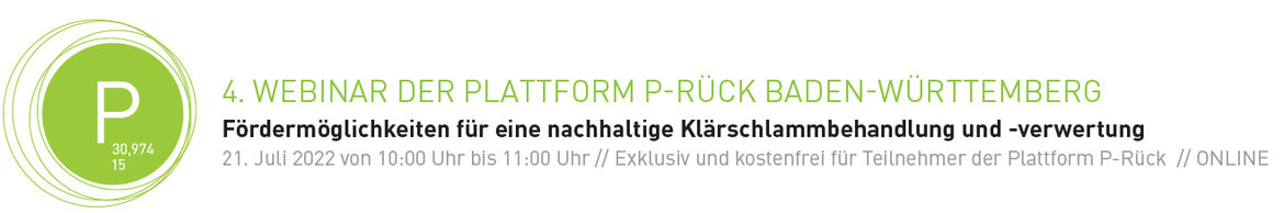 4. Webinar der Plattform P-Rück