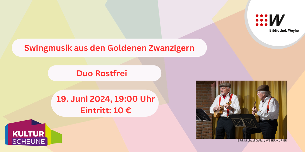 Duo Rostfrei: Swingmusik aus den Goldenen Zwanzigern