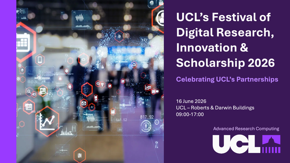 UCL's Festival of Digital Research, Innovation & Scholarship 2026