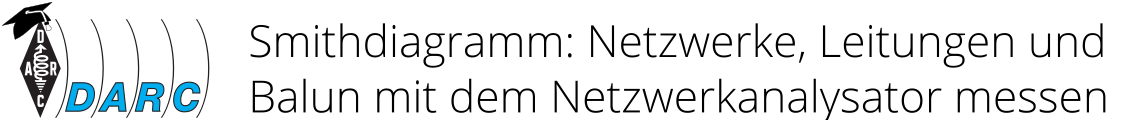 Smithdiagramm: Netzwerke, Leitungen und Balun mit dem Netzwerkanalysator messen