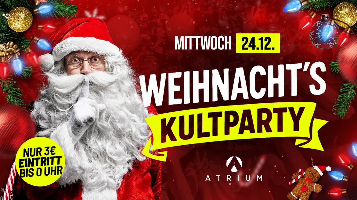 HEILIGABEND - DIE KULTPARTY IM ATRIUM | 24.12.25