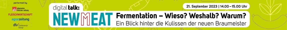 digital talk: New Meat Fermentation – Wieso? Weshalb? Warum?