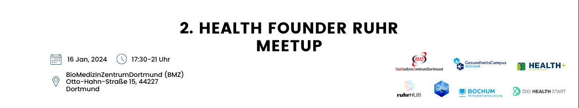 Health Founder Ruhr Meetup