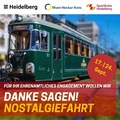 Ehrenamtsfahrt mit nostalgischer Straßenbahn 24.9.23