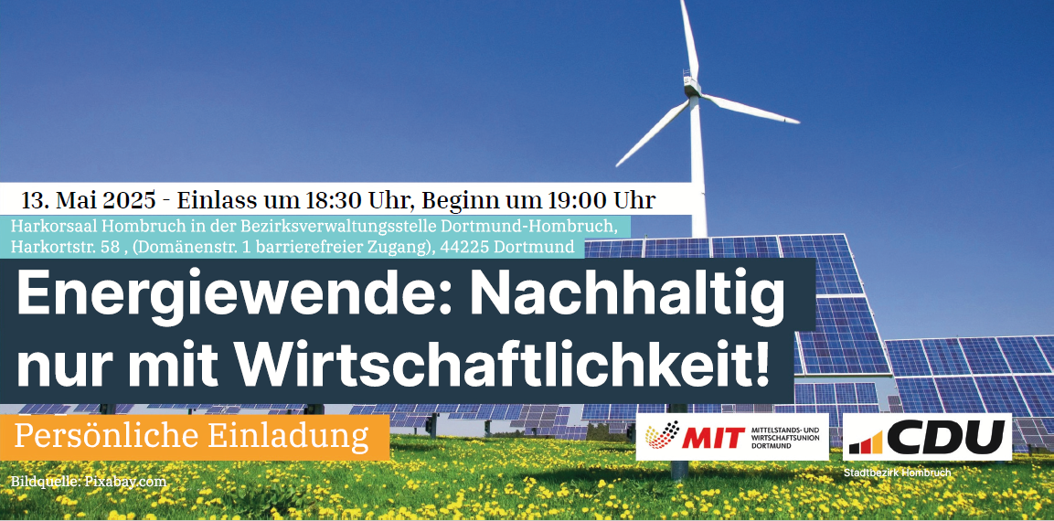 Energiewende: Nachhaltig nur mit Wirtschaftlichkeit!