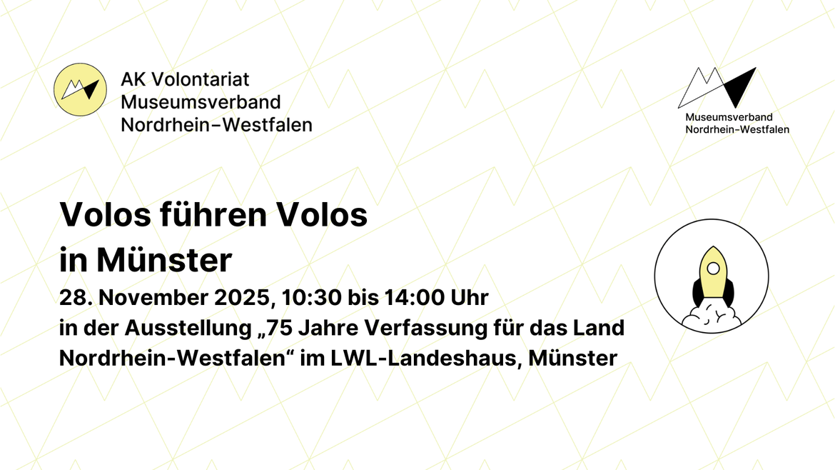 Volos führen Volos in der Ausstellung „75 Jahre Verfassung für das Land Nordrhein-Westfalen“ in Münster