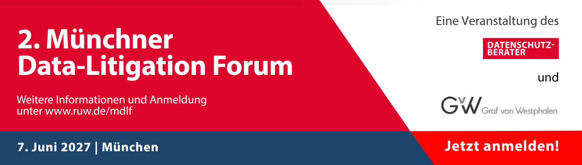 2. Münchner Data-Litigation-Forum 2027