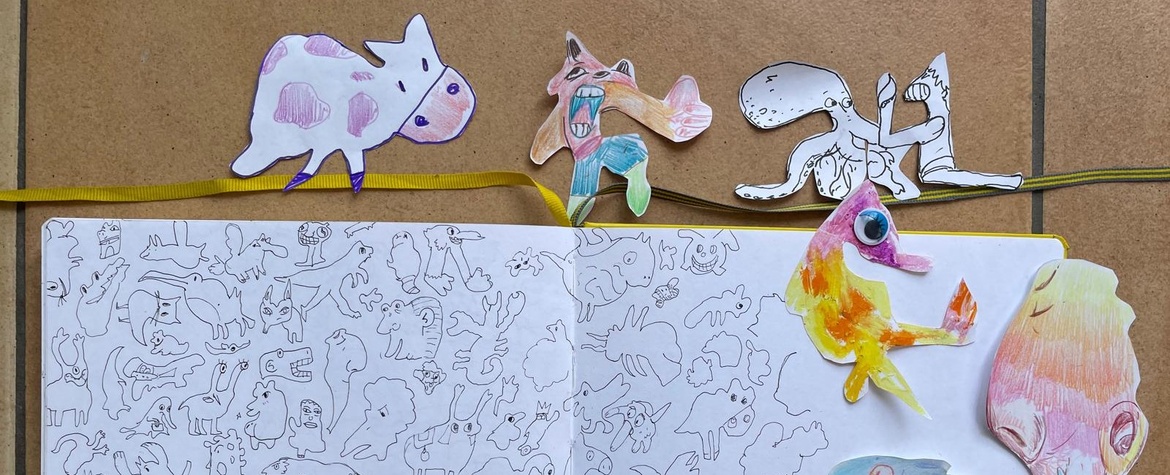 Zeichen mit dem Blob