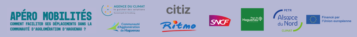 Apéro Mobilités - comment faciliter ses déplacements dans la Communauté d'Agglomération de Haguenau