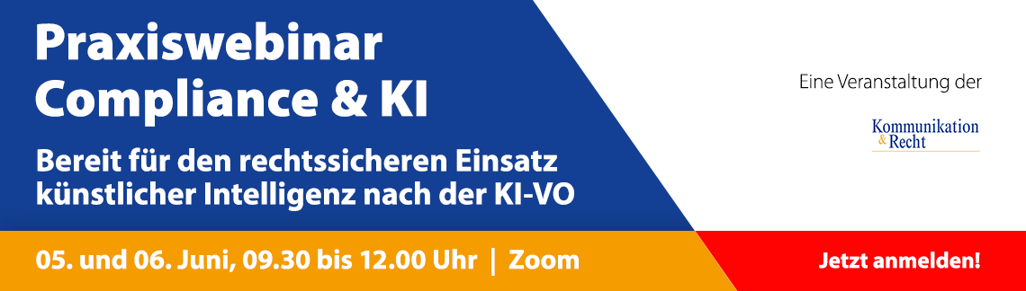 Praxiswebinar Compliance & KI Juni 2025