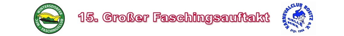 15. Großer Faschingsauftakt