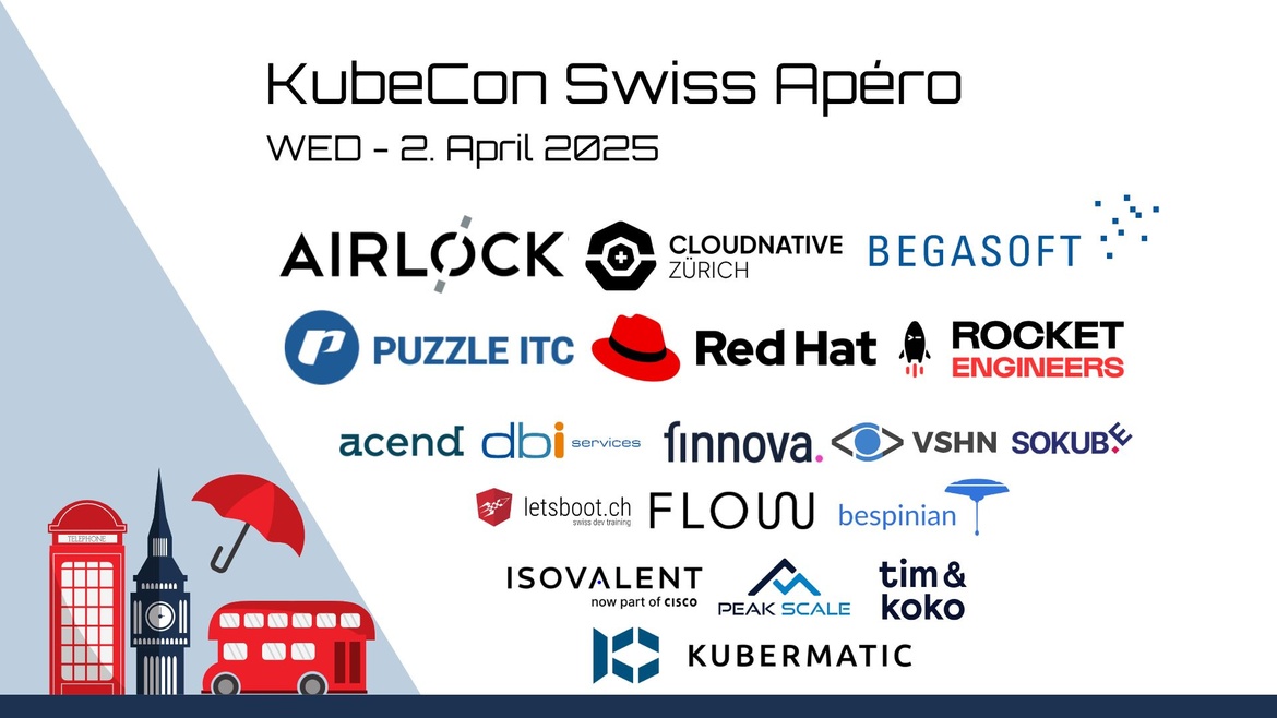 KubeCon Swiss Apéro London