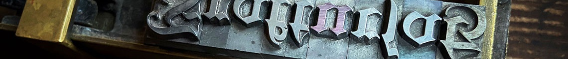 Letterpress-Kurs: Fraktursatz