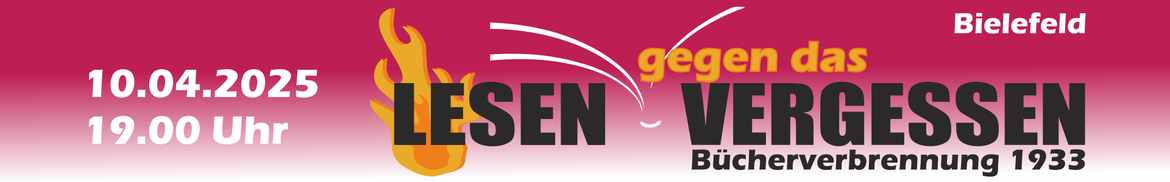 Livestream - Lesen gegen das Vergessen