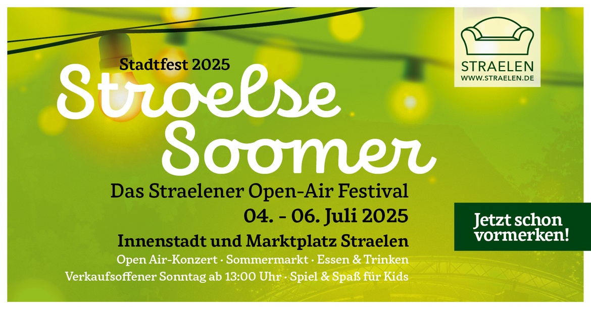 Trödelmarkt beim Stadtfest "Stroelse Soomer" 2025