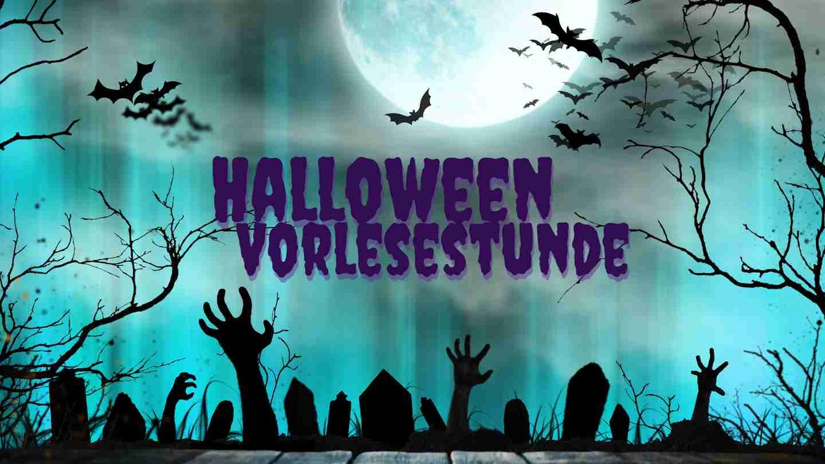 Halloween Vorlesestunde der Bücherei Schwarzenfeld