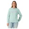 Neu! Rundhals-Sweatshirt "Rosa Wolken". Farbe: caribbean blue, Druckfarbe pink