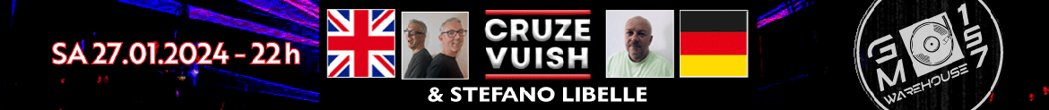 Cruze & Vuish and Stefano Libelle @ GM Warehouse
