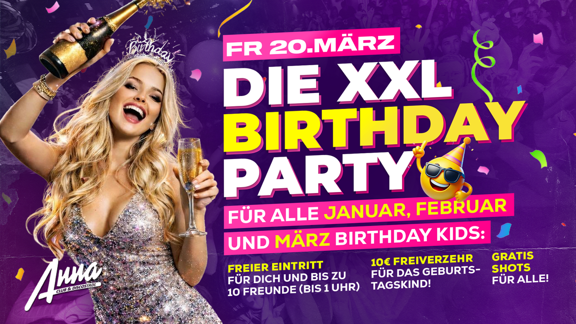 BIRTHDAY PARTY XXL