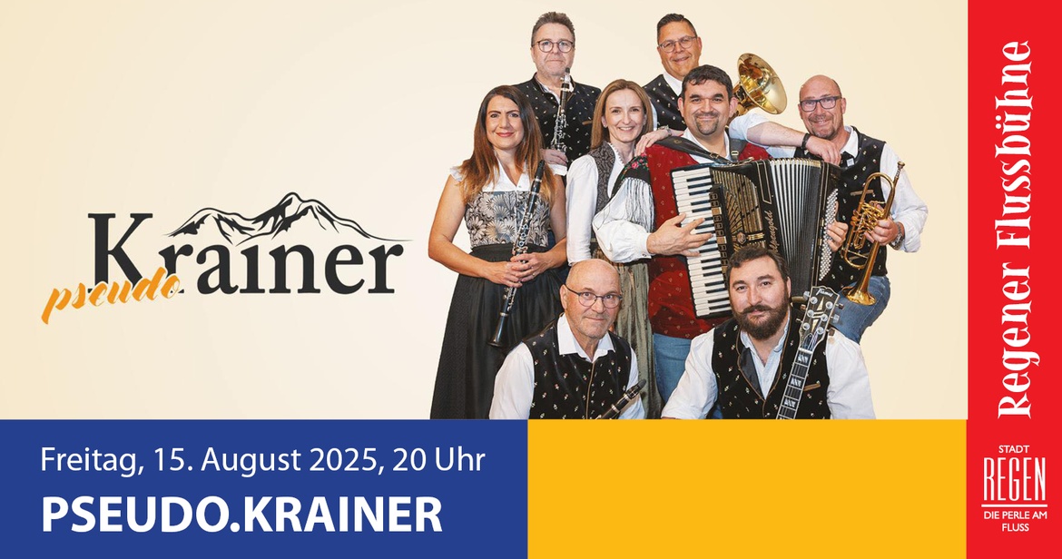 Regener Flussbühne 2025 – Pseudo.Krainer