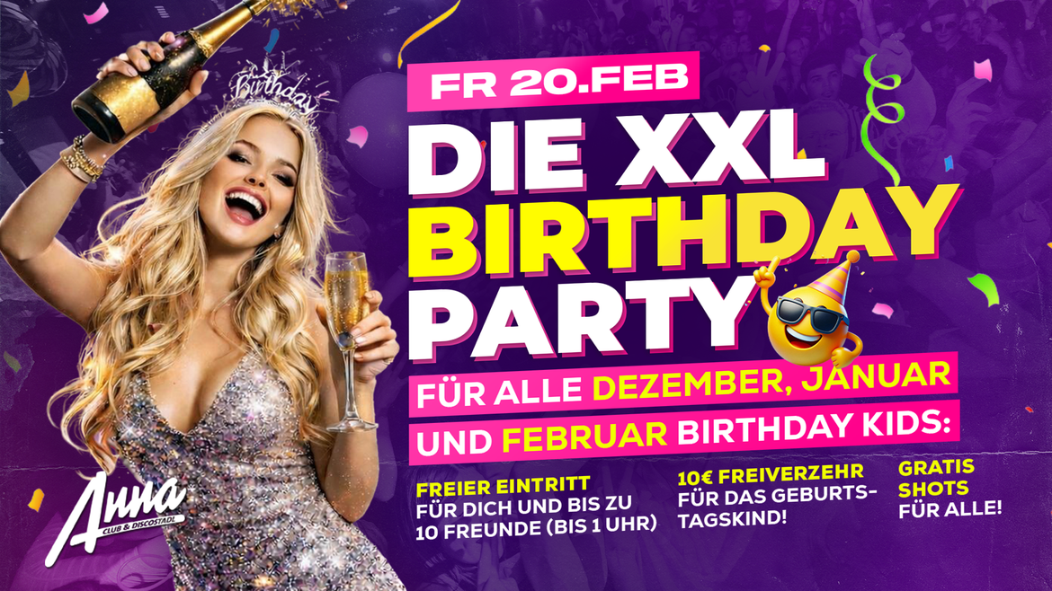 BIRTHDAY PARTY XXL