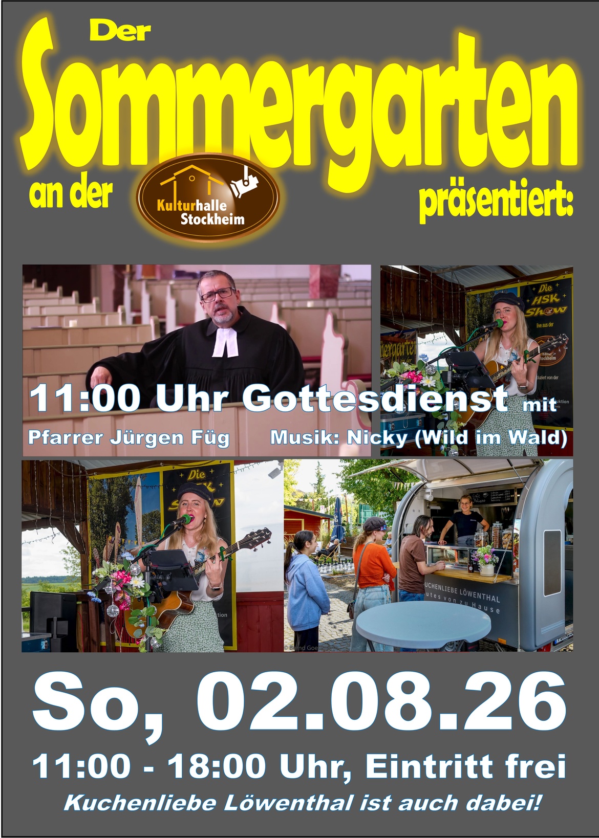 Wild im Wald und Gottesdienst (ab 11:00 Uhr) im Sommergarten