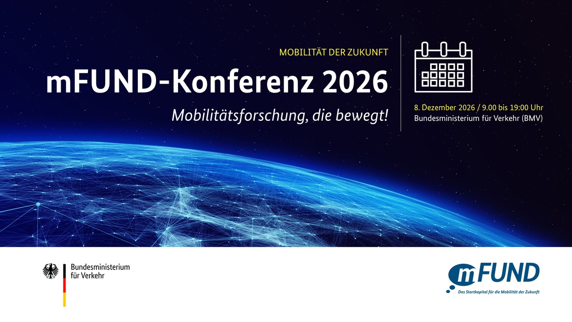 mFUND-Konferenz 2026 – Mobilitätsforschung, die bewegt!
