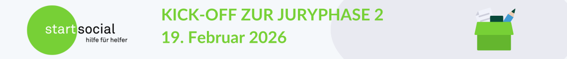 Kick-off zur startsocial-Juryphase 2 2025/26