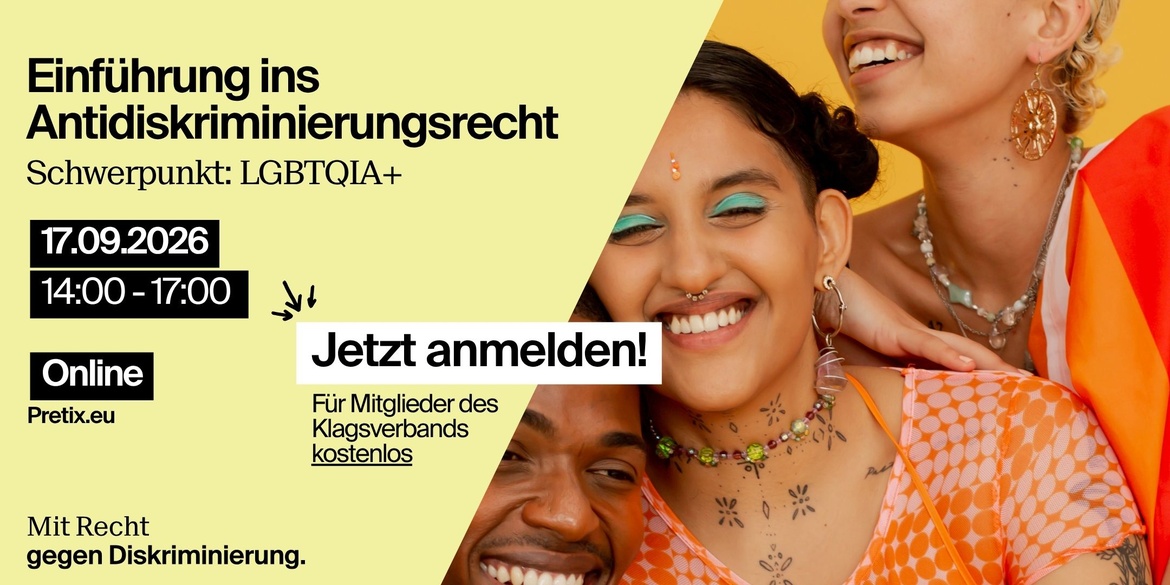 Einführung ins Antidiskriminierungsrecht: Schwerpunkt: LGBTQIA+