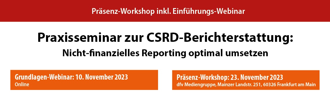 Praxisseminar zur CSRD-Berichterstattung