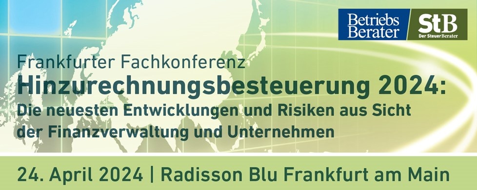 Fachkonferenz Hinzurechnungsbesteuerung 2024