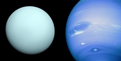 Uranus und Neptun: Von eisigen Stürmen und Diamant-Regen