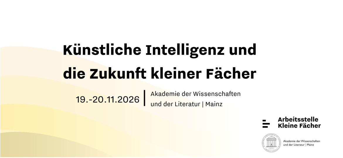 Künstliche Intelligenz und die Zukunft kleiner Fächer