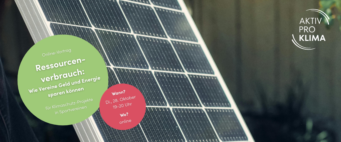 Ressourcenverbrauch in Sportstätten:  Wie Sportvereine Energie und Geld sparen können