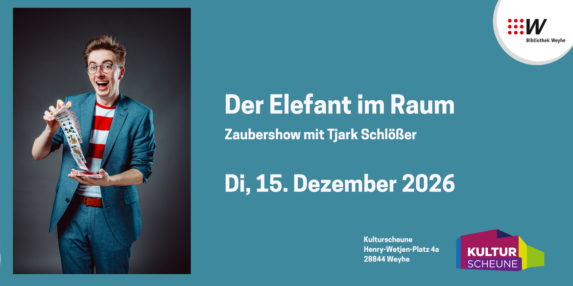 Der Elefant im Raum - Zaubershow mit Tjark Schlößer