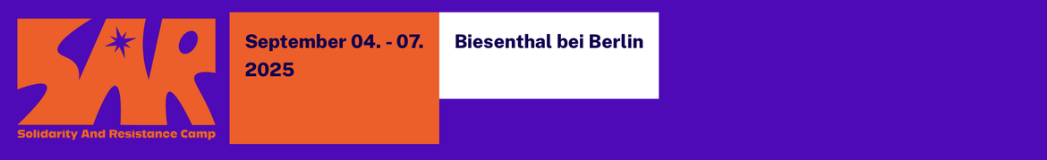 Solidarity and Resistance Camp 2025