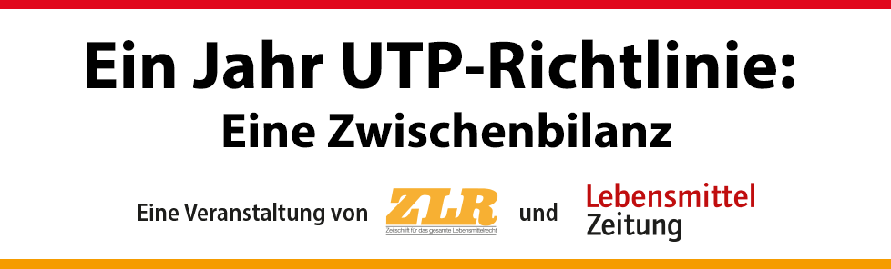 Ein Jahr UTP-Richtlinie 2022