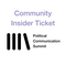 Community Insider Ticket – Extended Release – Political Communication Summit 2026