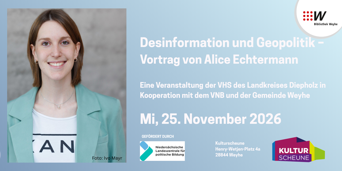 Desinformation und Geopolitik – Vortrag von Alice Echtermann