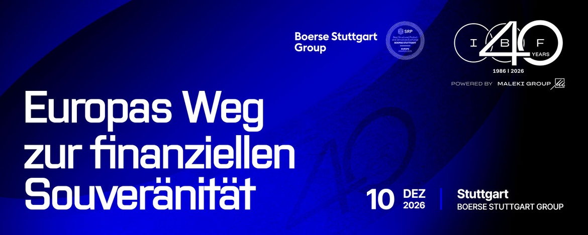 40 Jahre IBF "Europas Weg zur finanziellen Souveränität" in Stuttgart