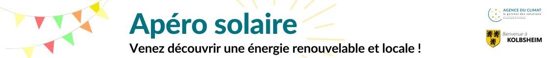 Apéro solaire à Kolbsheim