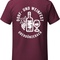 T-Shirt "Dorf- und Weinfest" - weinrot