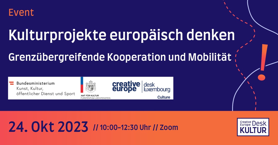 Kulturprojekte europäisch denken - Grenzübergreifende Kooperation und Mobilität