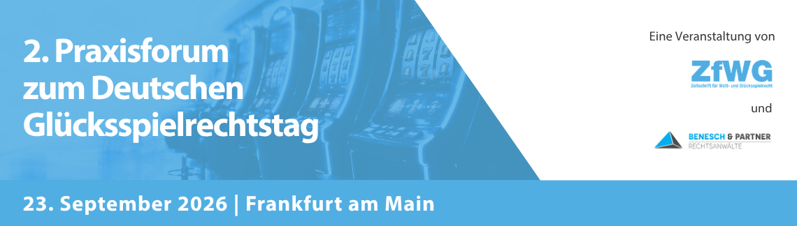 2. Praxisforum zum Deutschen Glücksspielrechtstag