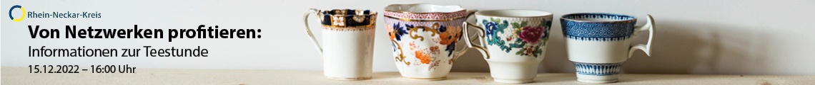 Von Netzwerken profitieren: Informationen zur Teestunde