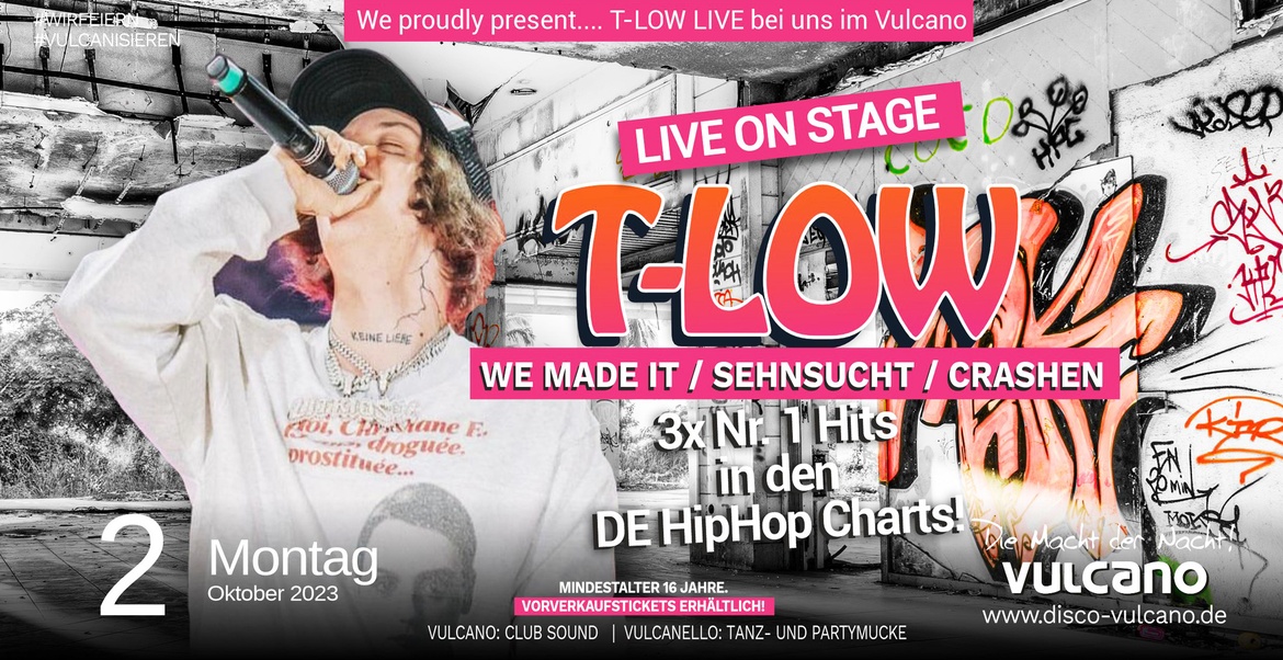 T-LOW - LIVE ON STAGE - VULCANO