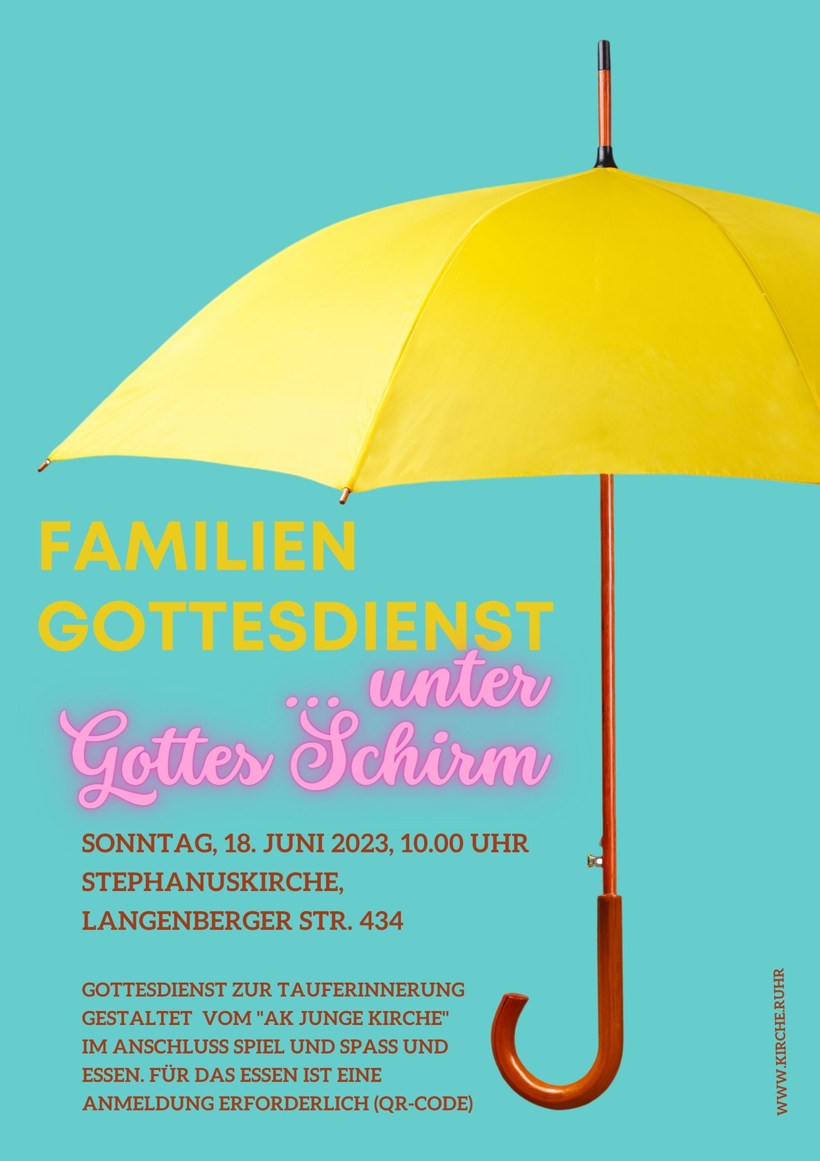 Familiengottesdienst - ... unter Gottes Schirm