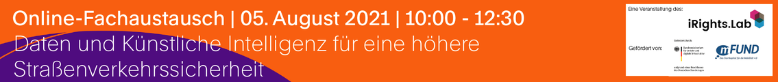 mFUND-Fachaustausch: Daten und Künstliche Intelligenz für eine höhere Straßenverkehrssicherheit