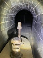 Die sieben großen Sinalco Fässer im Keller der ehemaligen Sinalco AG in Detmold.
