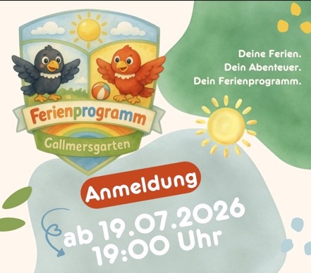Ferienprogramm der Gemeinde Gallmersgarten